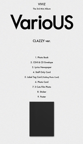 VIVIZ Mini Album Vol. 3 - VarioUS (Photobook Ver.)