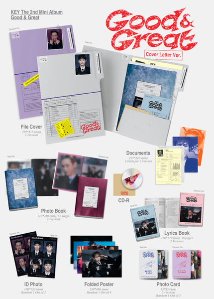KEY Mini Album Vol. 2 – Good & Great (Cover Letter Ver.)