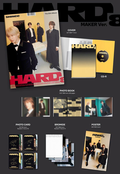 SHINee Album Vol. 8 - HARD (Photo Book Ver.)