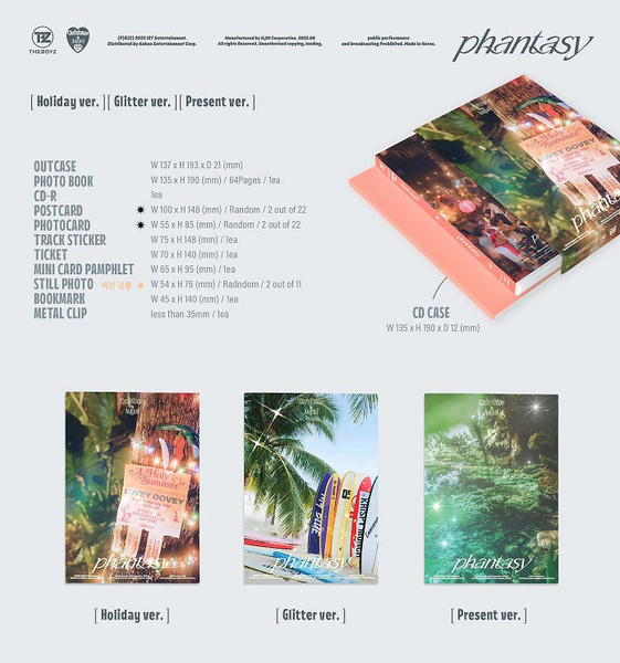 THE BOYZ Album Vol. 2 - [PHANTASY] Pt.1 Christmas In August