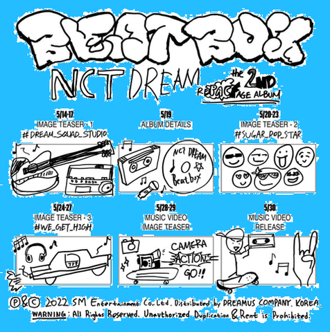 NCT DREAM Album Vol. 2 (Repackage) - Beatbox (Photobook Ver.)