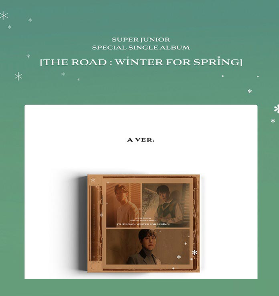 Super Junior Special Single Album - The Road : Winter For Spring