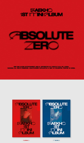 BAEKHO Mini Album Vol. 1 - Absolute Zero
