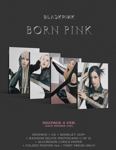 BLACKPINK - 2nd ALBUM [BORN PINK] (DIGIPACK Ver.)