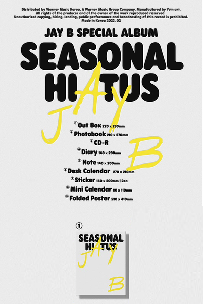 JAY B Special Album - Seasonal Hiatus