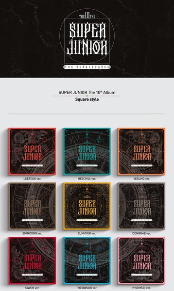 Super Junior Album Vol. 10 - The Renaissance (Square Style)