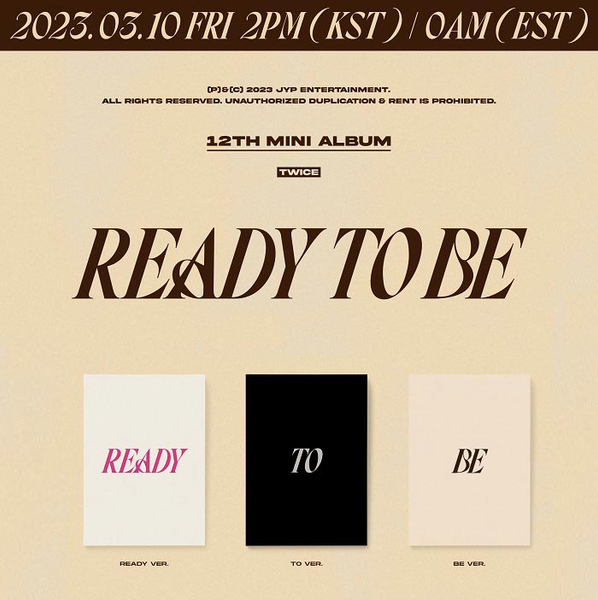 Twice Mini Album Vol. 12 - READY TO BE