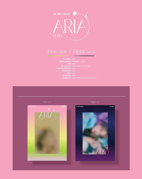 YERIN Mini Album Vol. 1 - ARIA